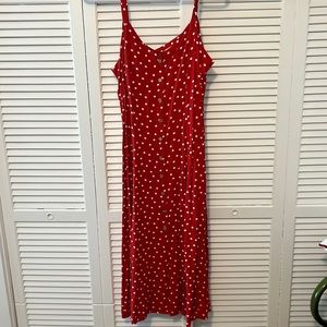 Forever 21 red polka dot dress